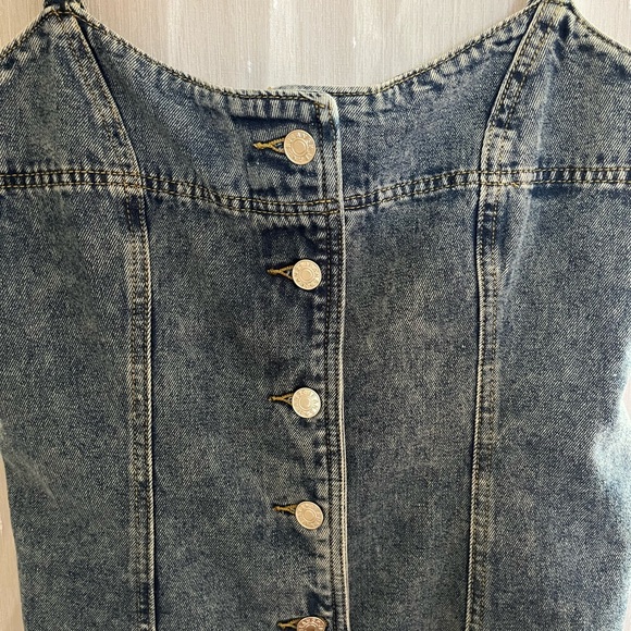 Denim Button-Down Dress - Picture 4 of 4